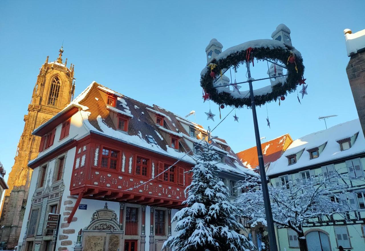 La Maison Bleue, A 20 Mn De Strasbourg, Sur La Route Des Vins, Jusqu'A 6 Personnes, 셀레스탓 외부 사진